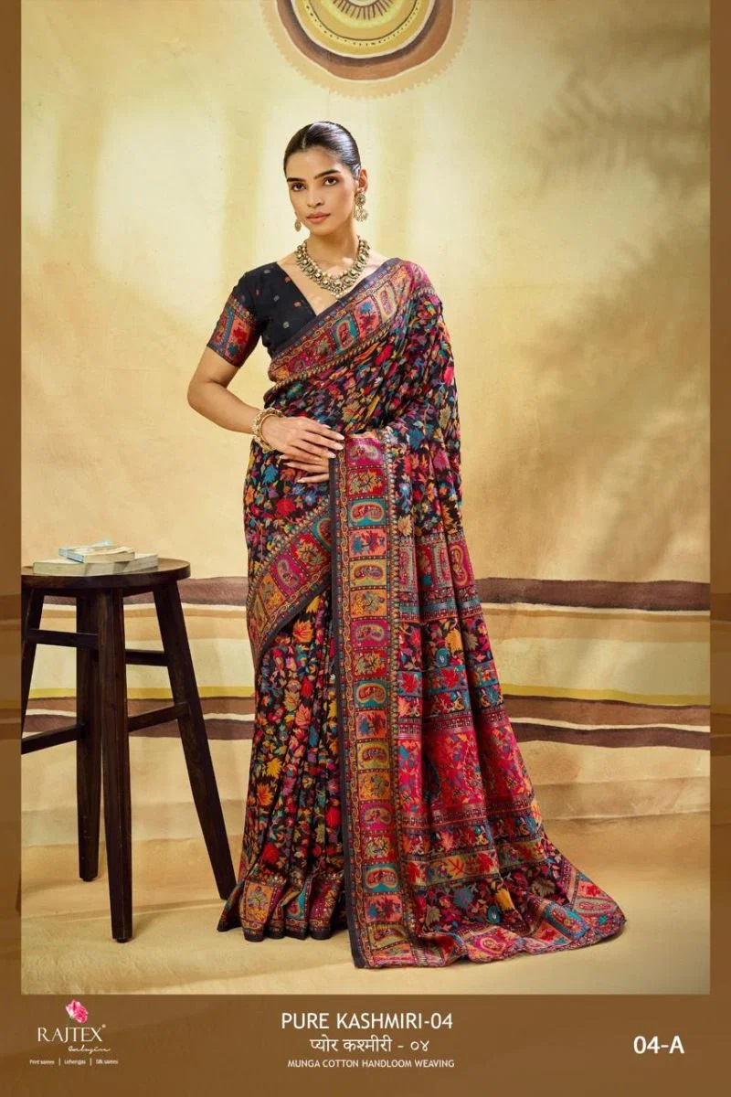 Rajtex Pure Kashmiri Vol 4 Pashmina Saree Collection