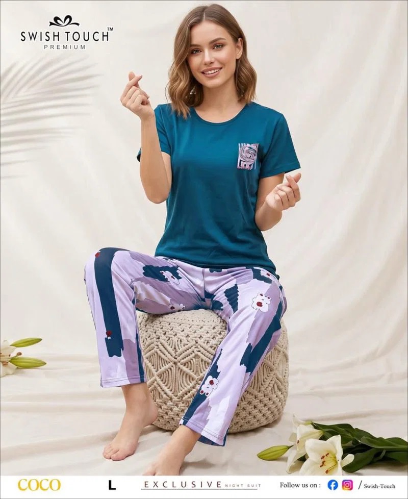Tlc Vol 37 Printed Cotton Night Suit Dress Collection