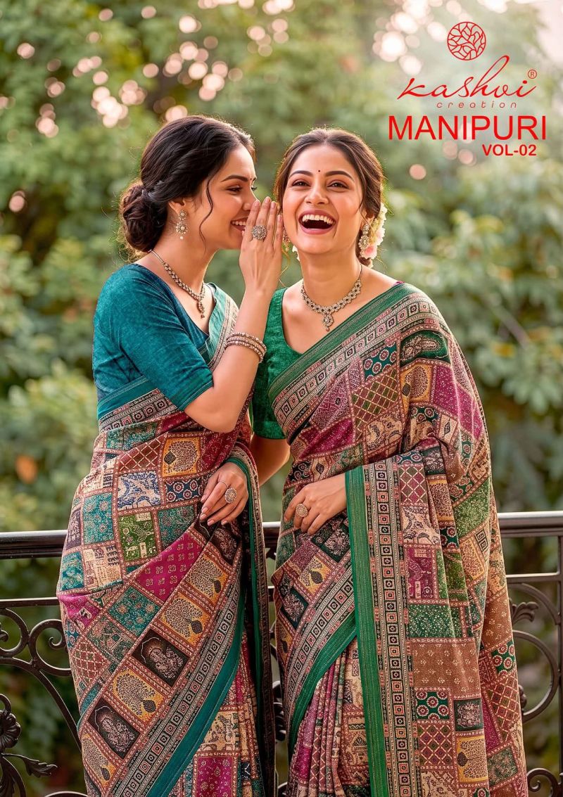 Kashvi Manipuri Vol 2 Manipuri Printed Saree Collection