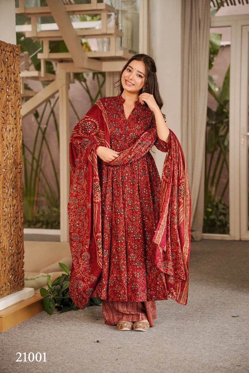 Clora Vol 21 Muslin Printed Kurti With Bottom Dupatta