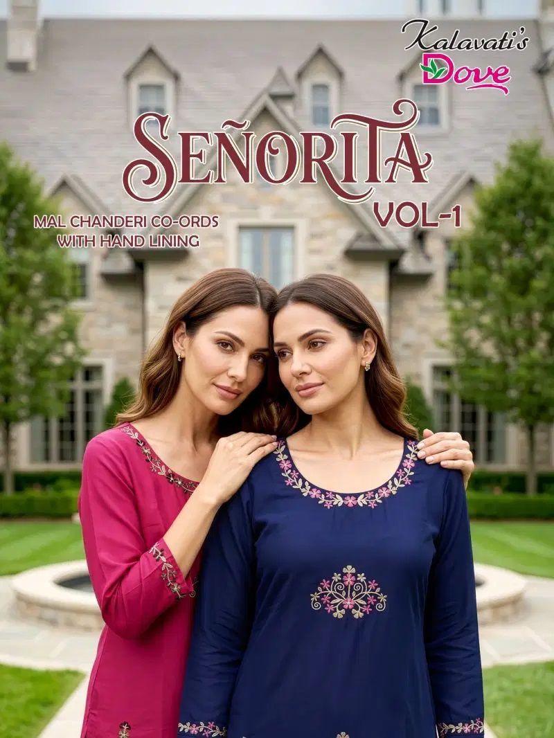 Kalavatis Senorita Vol 1 Mul Chanderi Kurti With Bottom Collection