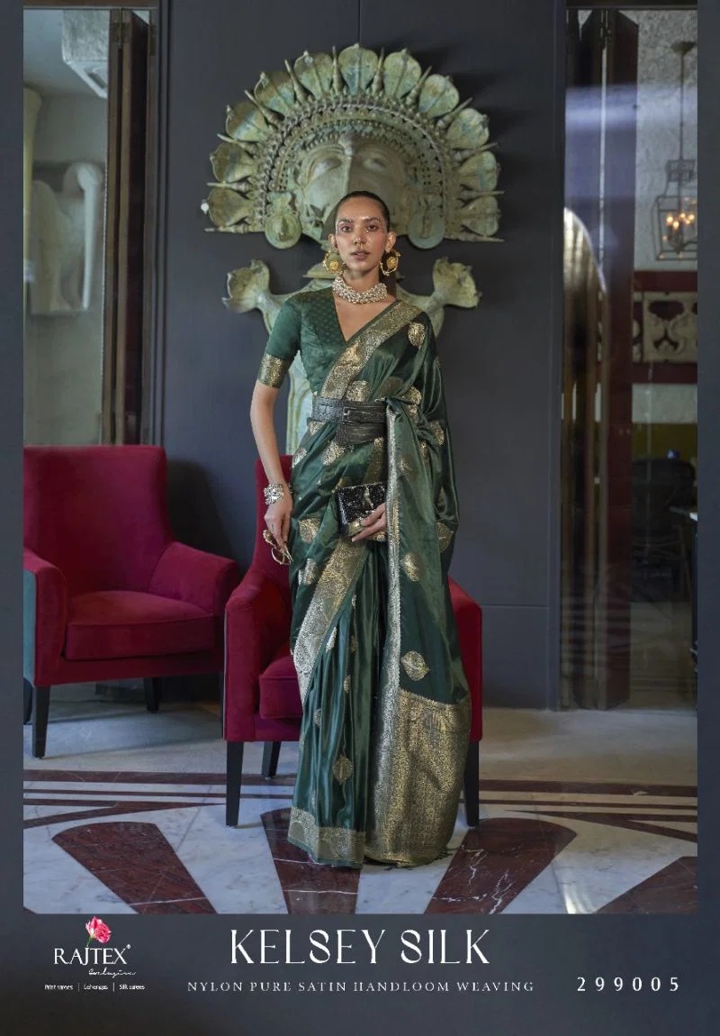 Rajtex Kelsey Silk Nx Satin Handloom Saree Collection