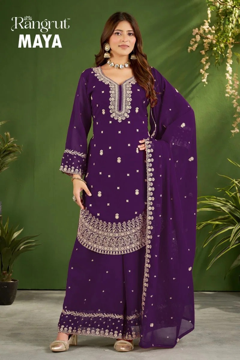 Rangrut Maya Georgette Embroidered Salwar Kameez Collection