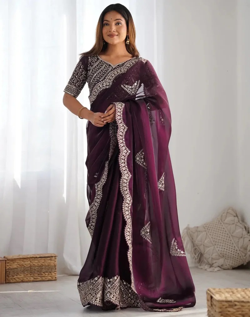 SM Pari 1 Coding Sequence Work Designer Saree Collection