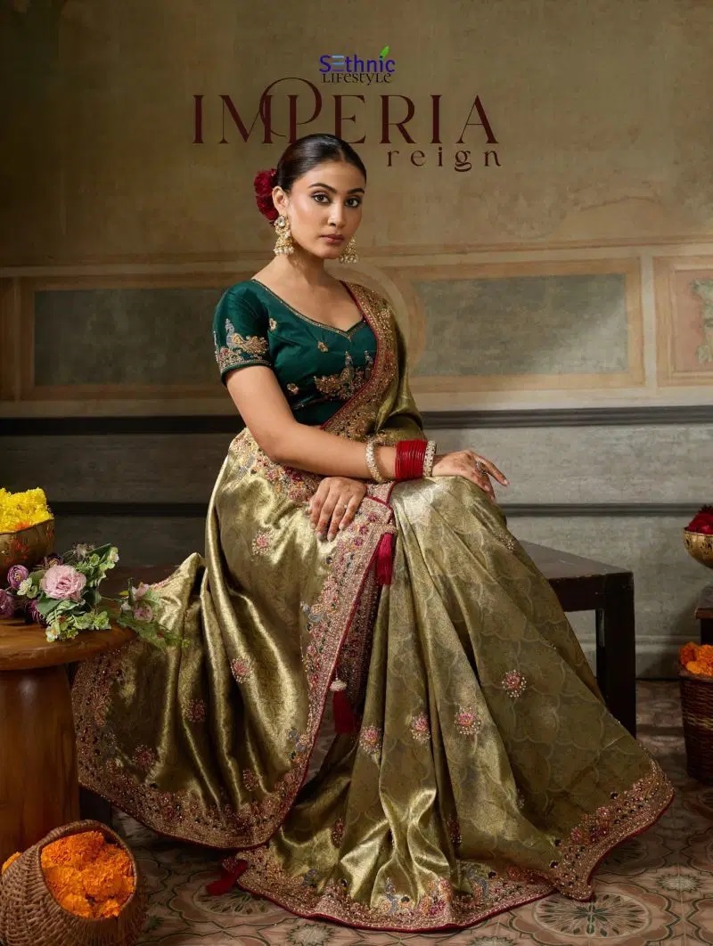 Sethnic Imperia Reign Banarasi Silk Wedding Wear Saree Collection