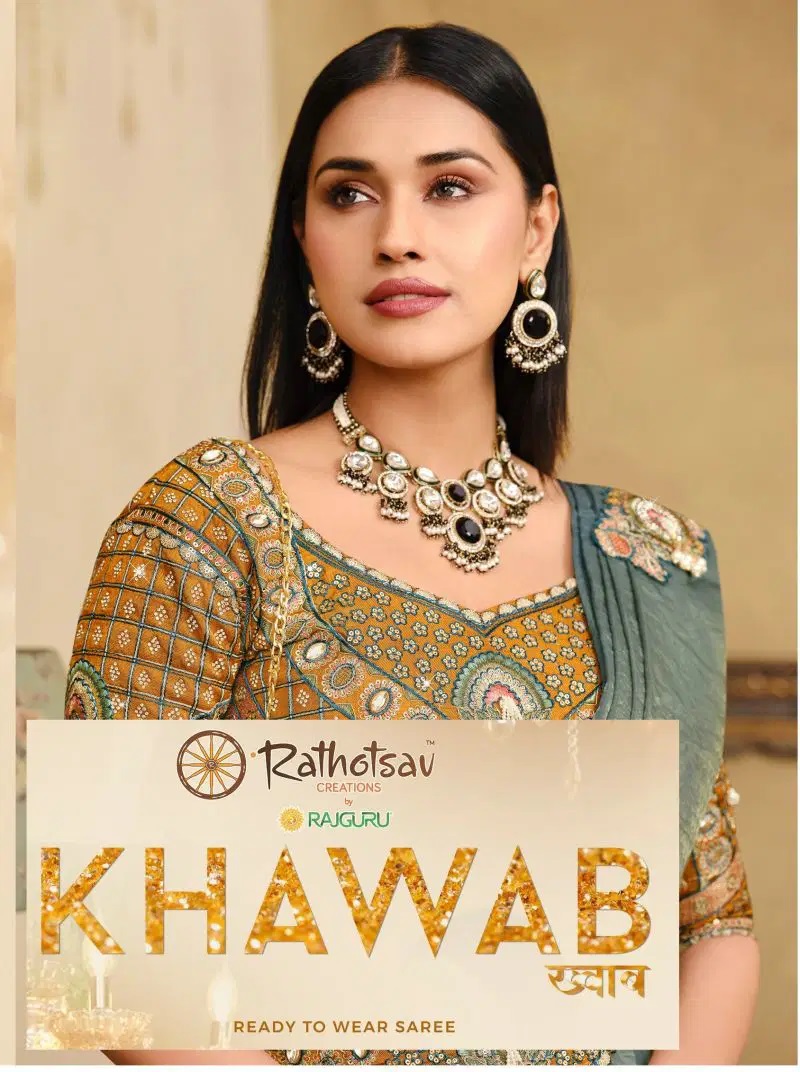 Rajguru Khawab Fandy Designer Ready To Wear Saree Collection