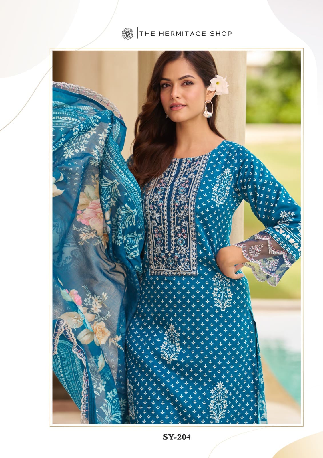 Hermitage Sylhet Viscose Designer Dress Material Collection